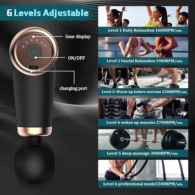 Massage Gun for muscle massager portable electric massage gun.